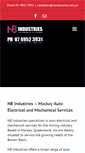 Mobile Screenshot of nbindustries.com.au